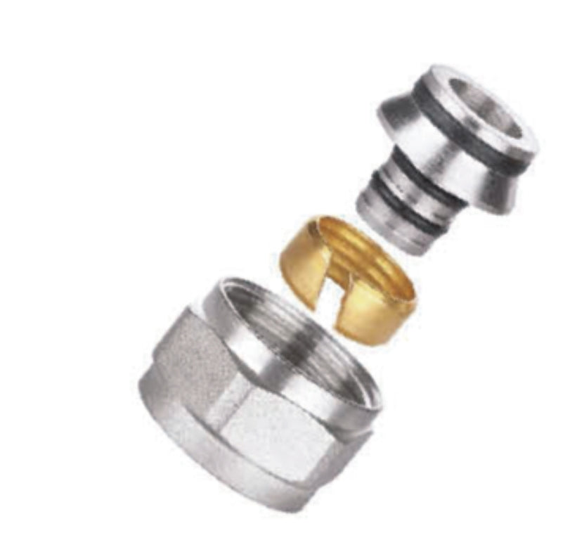 12mm x 3/4" MICRO Connector Cores / Eurocones for UFH Manifolds
