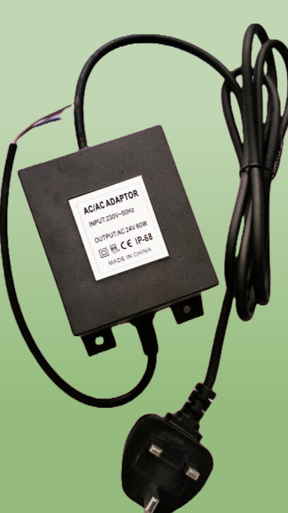 24V AC Power Adapter 60W - Transformer for Underfloor Heating Controls